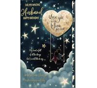 HUSBAND Birthday Card 'To the moon and back' Wishing Well Studios