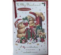 Husband Christmas 8 Page Card - to My Special Husband at Christmastime