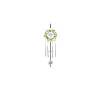 Husband Cream Rose Memorial Wind Chime Hanging Crook Tribute Plaque Graveside Ornament