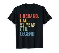 Husband Dad 52 Year Old Legend 52nd Birthday T-Shirt