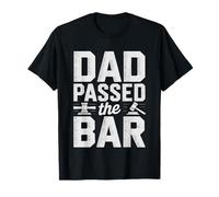 Husband Dad Bar Exam Survivor Family Lawyer Pride Milestone T-Shirt