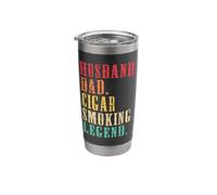 Husband Dad Cigar Smoking Legend Cigar Smoker Stainless Steel Insulated Tumbler