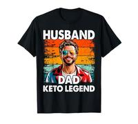 Husband Dad Keto Legend Funny Father's Day T-Shirt