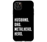 Husband Dad Metalhead Hero Heavymetal Fathers Day, Dad Rock Case for iPhone 11 Pro Max