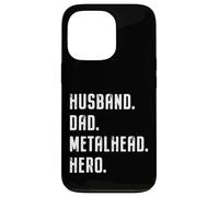 Husband Dad Metalhead Hero Heavymetal Fathers Day, Dad Rock Case for iPhone 13 Pro