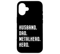Husband Dad Metalhead Hero Heavymetal Fathers Day, Dad Rock Case for iPhone 16