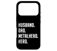 Husband Dad Metalhead Hero Heavymetal Fathers Day, Dad Rock Case for iPhone 17 Pro