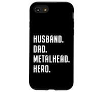 Husband Dad Metalhead Hero Heavymetal Fathers Day, Dad Rock Case for iPhone SE (2020) / 7/8