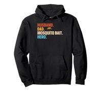 Husband. Dad. Mosquito Bait. Hero. Pullover Hoodie