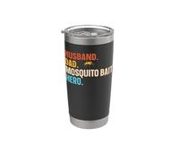 Husband. Dad. Mosquito Bait. Hero. Stainless Steel Insulated Tumbler