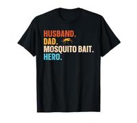 Husband. Dad. Mosquito Bait. Hero. T-Shirt