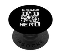 Husband Dad Squirrel Hunting Slayer Hero PopSockets Adhesive PopGrip