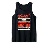 Husband Dad Sumo Wrestler Hero Japanese Sumo Wrestling Tank Top