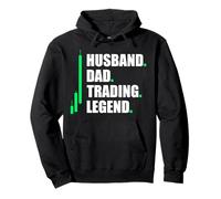 Husband Dad Trading Trader Stock Market Stock Exchange Pullover Hoodie