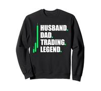 Husband Dad Trading Trader Stock Market Stock Exchange Sweatshirt