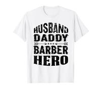 Husband Daddy Barber Hero Barber Men's Hairdresser T-Shirt