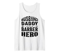 Husband Daddy Barber Hero Barber Men's Hairdresser Tank Top
