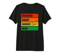 Husband Daddy Barber Hero Hairstylist Premium T-Shirt