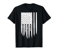 Husband Daddy Protector Hero American Flag 4th Of July Men T-Shirt