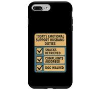 Husband Duties Snacks Complaints Dog Walked Funny Case for iPhone 7 Plus/8 Plus