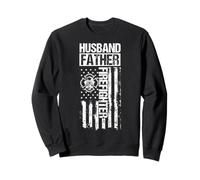 HUSBAND Father Firefighter Father Sweatshirt
