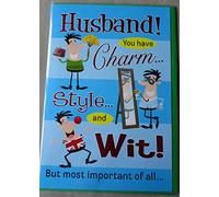 Husband Humourous Funny Happy Birthday Quality Greeting Card
