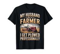 Husband is A Farmer Agriculture Farm Rancher Farming Farmer T-Shirt
