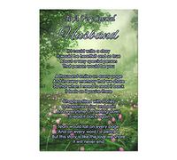 Husband Missing You On Your Birthday Memorial Card Graveside Poem & Stake F486, Multicoloured, 148mm x 105mm
