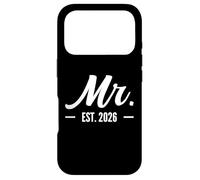 Husband Mr Est 2026 Married Wedding Bridal Party Bachelor Case for iPhone 17 Pro