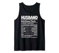 Husband Nutritional Facts Love Strength Trust Lifetime Bond Tank Top
