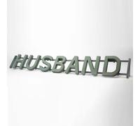 Husband Oasis Funeral Frame Tribute Letters on a Stand