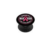Husband Of A Warrior Breast Cancer Awareness PopSockets Adhesive PopGrip