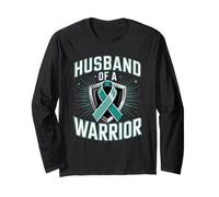 Husband of A Warrior Cervical Cancer Support Long Sleeve T-Shirt