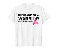 Husband Of A Warrior My Wife Is A Breast Cancer Warrior T-Shirt