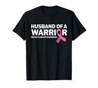 Husband Of A Warrior My Wife Is A Breast Cancer Warrior T-Shirt