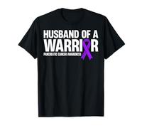 Husband of a Warrior Pancreatic Cancer Awareness T-Shirt