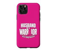 Husband of a Warrior Ribbon Pink Breast Cancer Awareness Case for iPhone 11 Pro