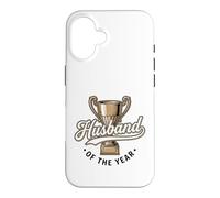 Husband Of The Year Funny Champion Trophy Married Life Humor Case for iPhone 16