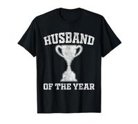 Husband Of The Year Funny Husband Vintage Trophy Anniversary T-Shirt