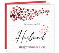 Husband Valentines Card Wonderful Husband Valentine's Day Cards On Thick Hammered Textured Card With Red Envelope Valentines Card