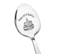 Husband & Wife 65th Birthday Gifts for Dad, Mum, Grandad, Nan & Friend - 65 Year Old Presents for Sister & Brother - Spoon