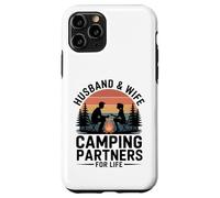 Husband Wife Camping Partners For Life Camping Couple Case for iPhone 11 Pro