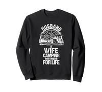 Husband Wife Camping Partners For Life Married Couple Camper Sweatshirt
