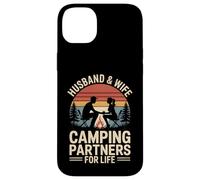 Husband Wife Camping Partners For Life Outdoor Couple Case for iPhone 14 Plus