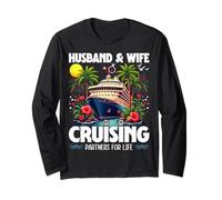Husband & Wife Cruising Partners for Life Long Sleeve T-Shirt