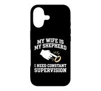 Husband Wife Is My Shepherd Marriage Joke Case for iPhone 17