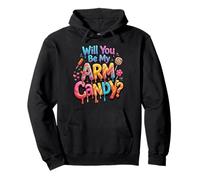 Husband's Girlfriend Couple Will You Be My Arm Candy Pullover Hoodie
