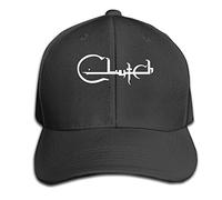Huseki LowkeyNr1 American Rock Clutch Band Logo Adjustable Peaked Baseball Caps Hats Duck Tongue Hat For Mens Womens Black