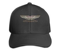Huseki LowkeyNr1 Aston Martin Logo Adjustable Peaked Baseball Caps Hats Duck Tongue Hat For Mens Womens Black