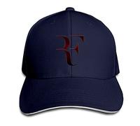 Huseki Roger Federer Sandwich Baseball Caps For Unisex Adjustable Navy